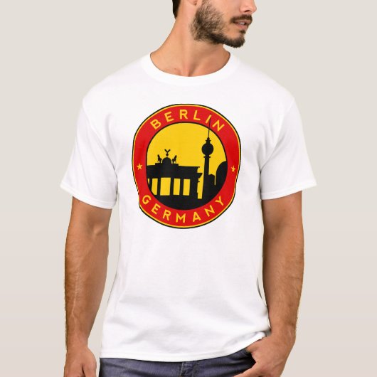 Badge van Berlijn T-shirt (Voorkant)
