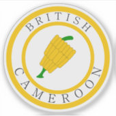 Badge van Britse Kameroen (1922-1961) Sticker (Voorkant)