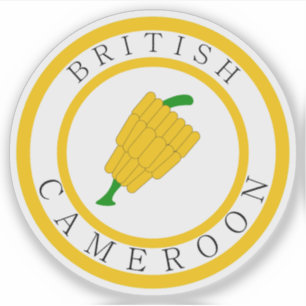 Badge van Britse Kameroen (1922-1961) Sticker