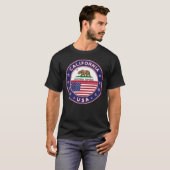 Badge van Californië T-shirt (Voorkant volledig)