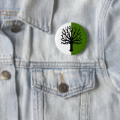 Badge van de bevolking van het district Drygestan Ronde Button 5,7 Cm (In situ)