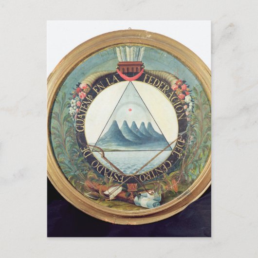 Badge van de Federatie van Guatemala Briefkaart (Voorkant)
