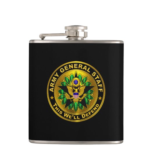Badge van de Generale Staf van het Leger Heupfles (Voorkant)