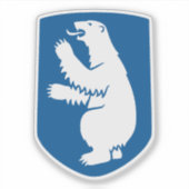 Badge van Groenland Sticker (Voorkant)