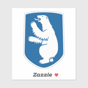 Badge van Groenland Sticker