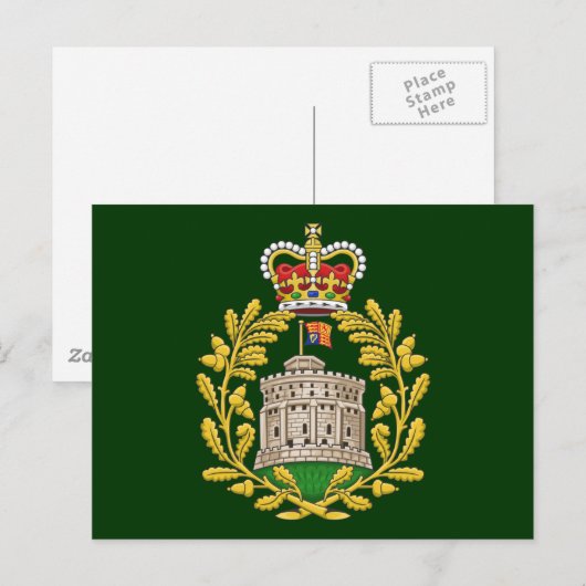 Badge van het Huis van Windsor Briefkaart (Voorkant / Achterkant)