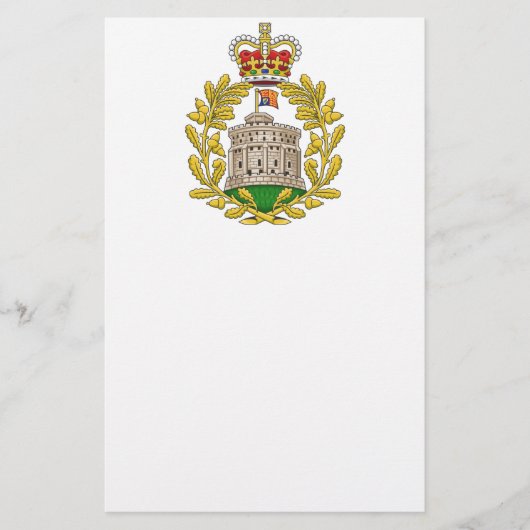 Badge van het Huis van Windsor Briefpapier (Voorkant)