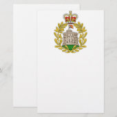 Badge van het Huis van Windsor Briefpapier (Voorkant / Achterkant)