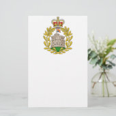 Badge van het Huis van Windsor Briefpapier (Staand voorkant)