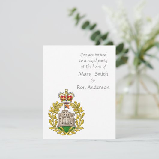 Badge van het Huis van Windsor Kaart (Staand voorkant)