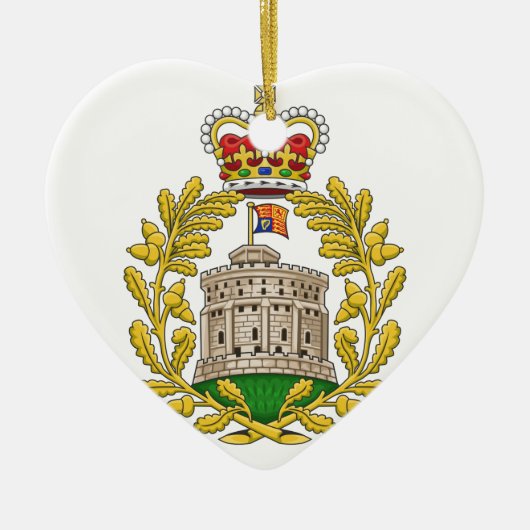 Badge van het Huis van Windsor Keramisch Ornament (Voorkant)