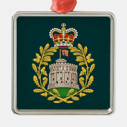 Badge van het Huis van Windsor Metalen Ornament (Voorkant)