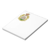 Badge van het Huis van Windsor Notitieblok (Linkerzijde)