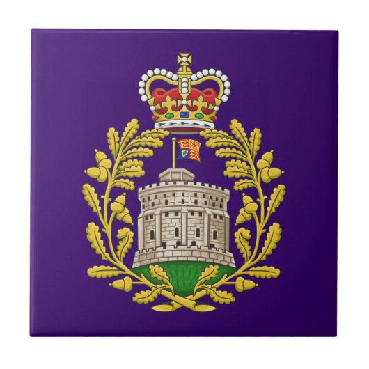 Badge van het Huis van Windsor Tegeltje (Voorkant)
