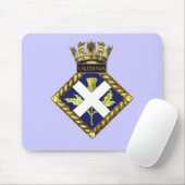 Badge van HMS Caledonia Muismat (Met muis)