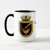 Badge van HMS Daring Mok (Links)