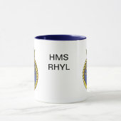 Badge van HMS Rhyl Mok (Midden)