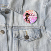 Badge Verpleegkundige Ronde Button 5,7 Cm (In situ)