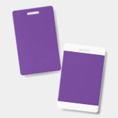 Badge | Verticale Plastic ID | Toegang tot eveneme (Voor- en achterkant)