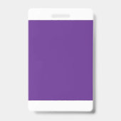Badge | Verticale Plastic ID | Toegang tot eveneme (Achterkant)