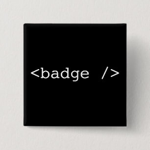 <badge /> vierkante button 5,1 cm