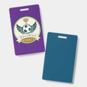 Badge - Voetbal - Persoonlijk - Voeg naam toe (Voor- en achterkant)