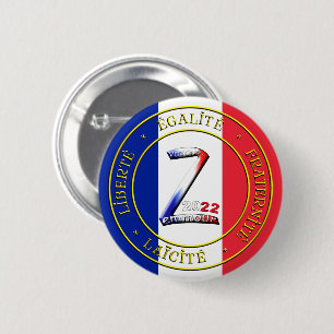 badge voge zemmour ronde button 5,7 cm