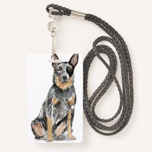 Badge voor adoptiebegeleider (Achterkant met draagriem)