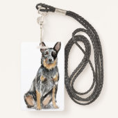 Badge voor adoptiebegeleider (Achterkant met draagriem)