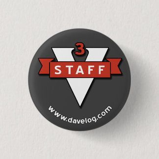badge voor davelog-personeel - klein ronde button 3,2 cm