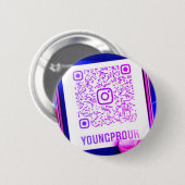 Badge voor jonge beroepsbeoefenaars ronde button 5,7 cm (Voorkant /achterkant)