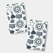 Badge voor Kid Scientist-kostuum voor dramatisch s (Voor- en achterkant)