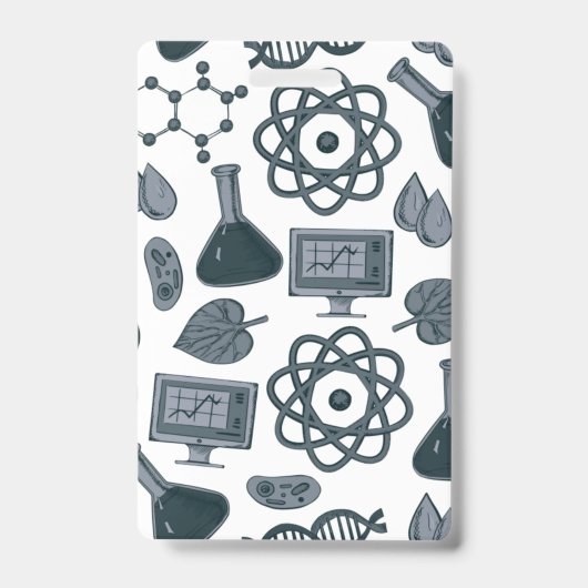 Badge voor Kid Scientist-kostuum voor dramatisch s (Voorzijde)