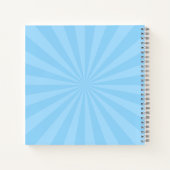 badge voor Schattigee ruimteverkenner Notitieboek (Achterkant)