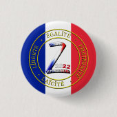 badge votez zemmour ronde button 3,2 cm (Voorkant)