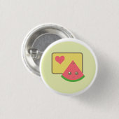 badge watermelon knop kawaii ronde button 3,2 cm (Voorkant /achterkant)
