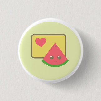 badge watermelon knop kawaii ronde button 3,2 cm