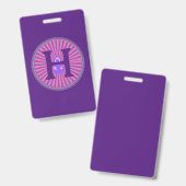 Badge - Yoga Zen - Gepersonaliseerd - Initiaal toe (Voor- en achterkant)