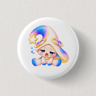 Badge Zessi Vermoeid Gaapt - Collectie Stemming Ronde Button 3,2 Cm