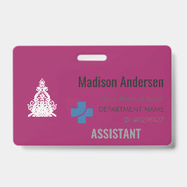 Badgehouder + haspel – Custom.ID.Pin.Design Badge