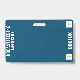Badgekaart voor borstvoeding en lactatiegeneeskund badge