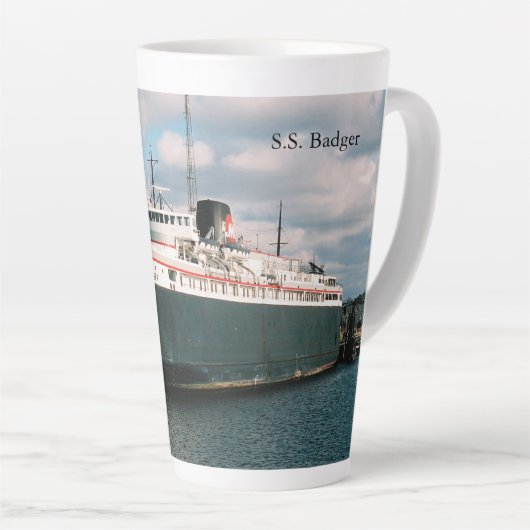 Badger 17 oz latte mok (Rechterhoek)