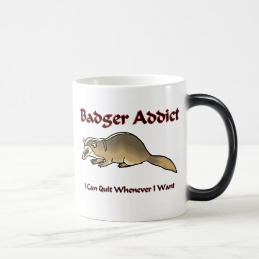 Badger Addict Magische Mok (Rechts)