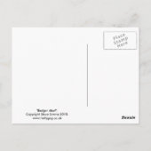 Badger Alert Briefkaart (Achterkant)