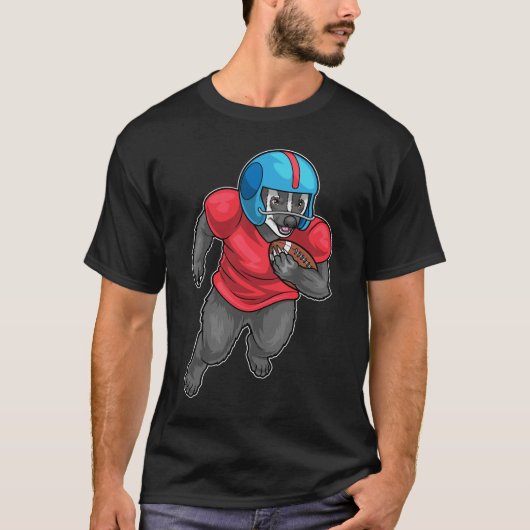 Badger Amerikaans Football Sport T-shirt (Voorkant)