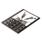 Badger Badger Badger-laptop (a287) Notitieboek (Linkerzijde)