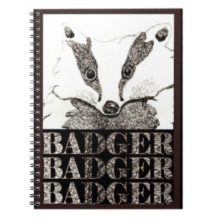 Badger Badger Badger-laptop (a287) Notitieboek