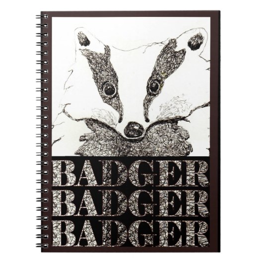 Badger Badger Badger-laptop (a287) Notitieboek (Voorkant)