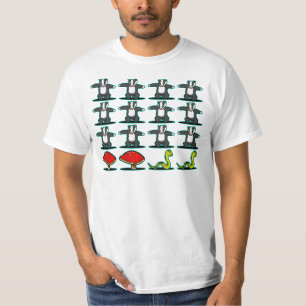 Badger, badger, badger, paddenstoel, oh slang! t-shirt