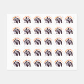 BADGER BEING CUTE LABELS (Vel)